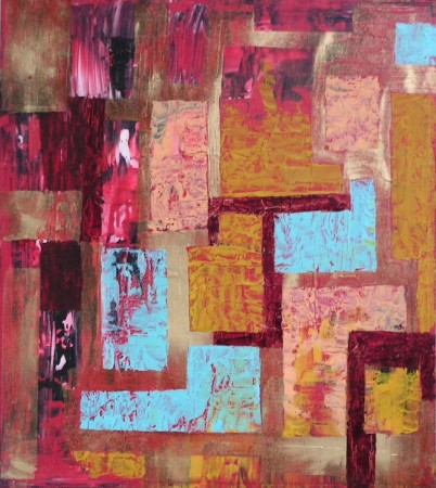Red - triptych 3
